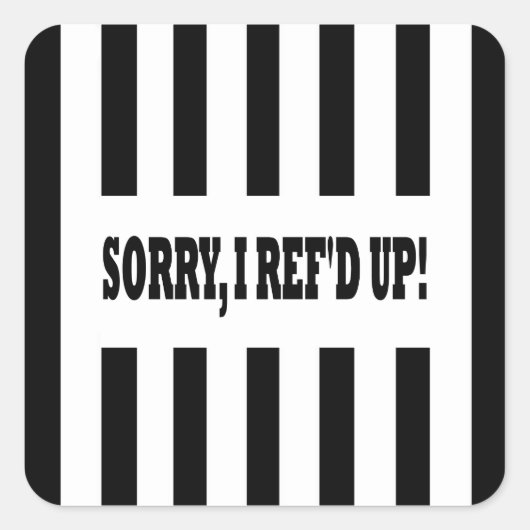 間違って見せてしまってごめんなさい スクエアシール (正面)