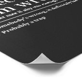 間違っもしている ポスター (角)