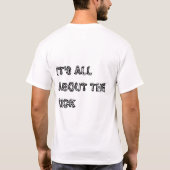 間隔のランニング Tシャツ (裏面)