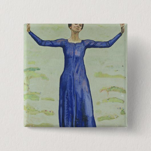 間隔の歌、1914年 缶バッジ (正面)