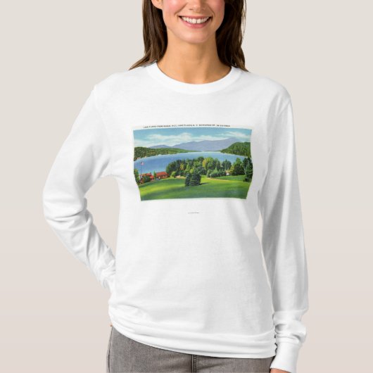 間隔の湖Whiteface Mt Tシャツ (正面)