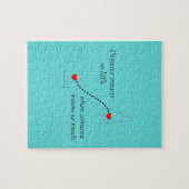 間隔はそう少しパズルを意味します ジグソーパズル (横)