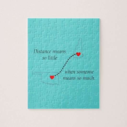 間隔はそう少しパズルを意味します ジグソーパズル (縦)