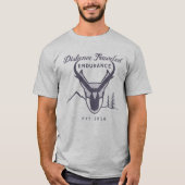 間隔はティー持久力の移動しました Tシャツ (正面)