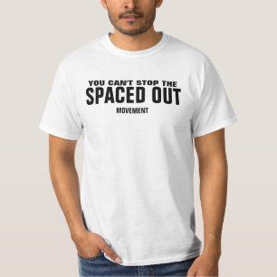 間隔をあけられた動き Tシャツ