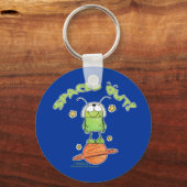 間隔を空けたエイリアン キーホルダー (正面)