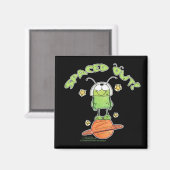 間隔を空けたエイリアン マグネット (正面/裏面)