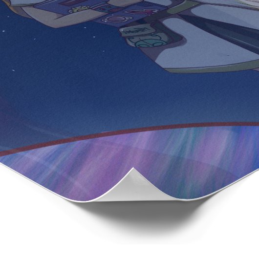 間隔を空けて ポスター (角)