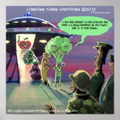 間隔を置いたビーガンおもしろいポスター ポスター (正面)