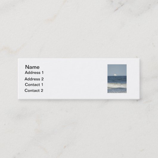 間隔 スキニー名刺 (正面)