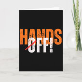 関わるな！ トランプ反対！ カード (正面)