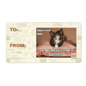 関係子猫 ラベル (正面)