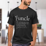 関数の叔父おもしろい定義引用文 Tシャツ<br><div class="desc">特別な機能や叔父に対しお気に入りのてパーソナライズしておもしろいギフトを作成ユニークする。彼が毎日どんなに素晴らしいかを彼に示すのに最適な方法。Thisisnomeによる設計©</div>