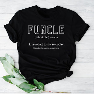 関数の定義クールとおもしろいおじの定義 Tシャツ