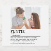 関数パーソナライズされた定義引用文 スパークリングワインラベル (シングルラベル)