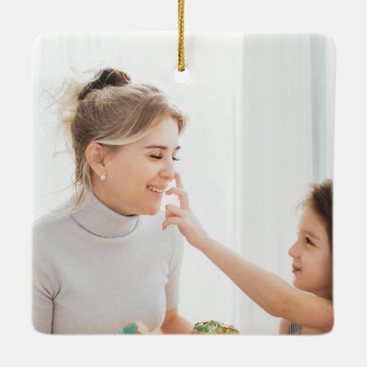 関数パーソナライズされた定義引用文 セラミックオーナメント (裏面)