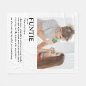 関数パーソナライズされた定義引用文 フリースブランケット (正面(横))