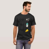 関数マス先生教えの学校教育C Tシャツ (正面フル)