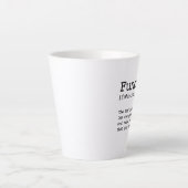 "関数" カフェラテマグ (正面)