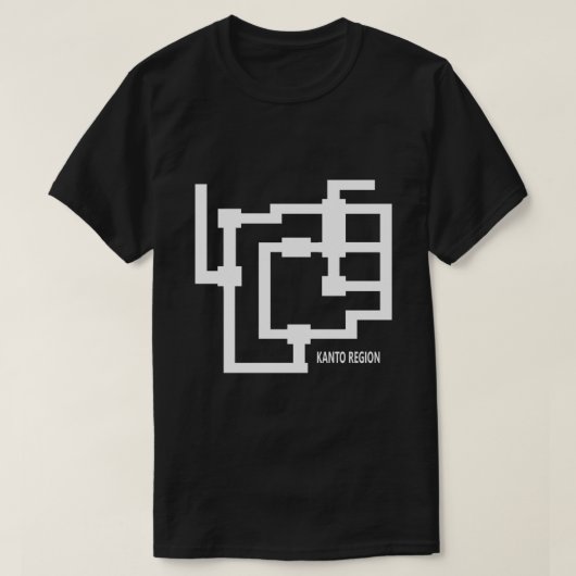 関東地方マップ.png tシャツ (デザイン正面)