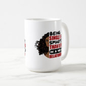 関独身の係に頭が切れるはない コーヒーマグカップ (正面右)