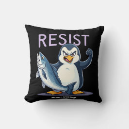 関税おもしろいに抗議するペンギンに抵抗する クッション