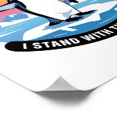 関税おもしろいに抗議するペンギンに抵抗2 ポスター (角)