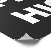 関税で価格を高めカスタムる ポスター (角)