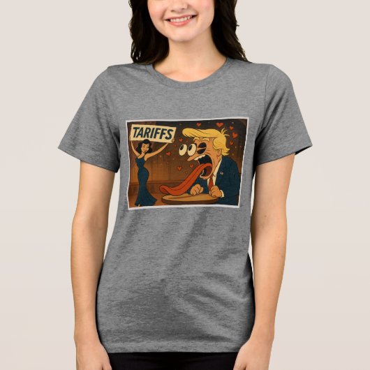 関税に恋する トライブレンドTシャツ (正面)