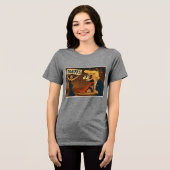 関税に恋する トライブレンドTシャツ (正面全面)