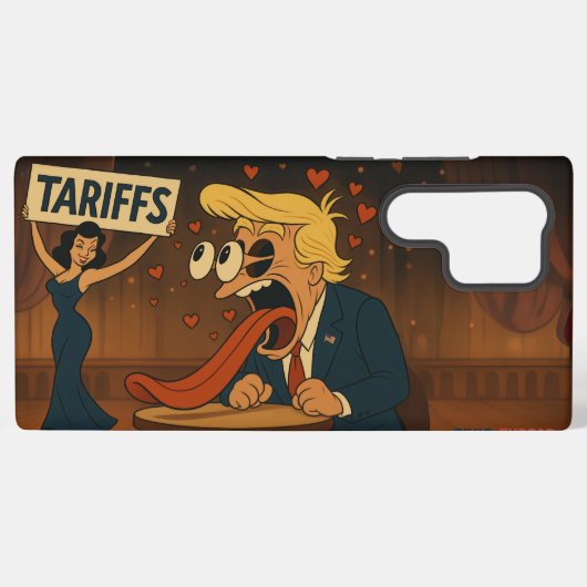 関税に恋する SAMSUNG GALAXYケース (裏面横)