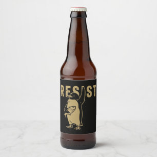 関税に抗議するペンギンに抵抗 ビールラベル