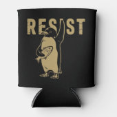 関税に抗議するペンギンに抵抗 缶クーラー (正面)