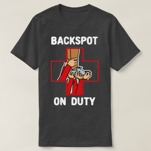 関税のバックスポット1 Tシャツ (デザイン正面)