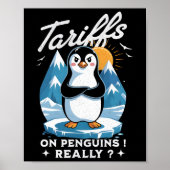 関税ストップアンチトランプFafoレジスタペンギンN ポスター (正面)