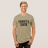 関税吸-アンチ関税 トライブレンドTシャツ (正面全面)