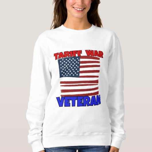 関税戦争退役軍人 スウェットシャツ (正面)
