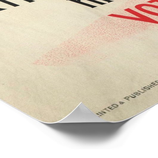 関税改革 ポスター (角)