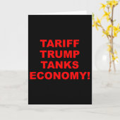 関税 トランプ タンクス エコノミー  カード (黄色い花)