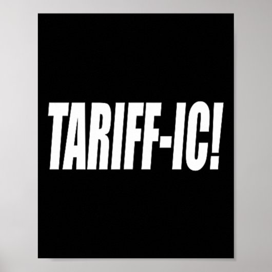 関税Icタリフィックトランプ関税の素晴らしい公正な取引 ポスター (正面)