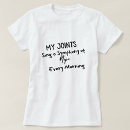 関節で毎朝ノペの交響曲を歌う Tシャツ