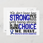 関節リウマチの強さ ポストカード (正面/裏面)