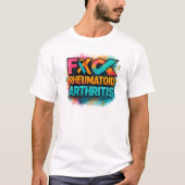 関節リウマチ啓発月間 コスチューム Tシャツ (正面)