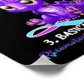 関節リウマチ認識度ドラゴン私は3を持っている ポスター (角)