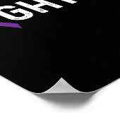 関節リウマチ認識度リボンRaファイター ポスター (角)