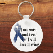 関節リウマチ認識度::擦り切れた私は… キーホルダー (正面)