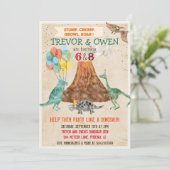 関節双竜火山誕生日招待状 招待状 (スタンド正面)