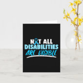 関節炎すべての障害が目に見える障害 カード (黄色い花)