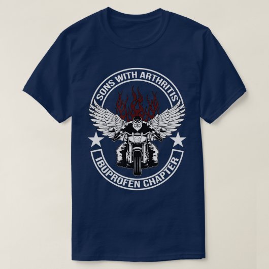 関節炎イブプロフェンの息子チャプターバイクG Tシャツ (デザイン正面)