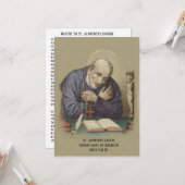 関節炎パトロンサンアルフォンス祈りの言葉宗教 カード (正面/裏面インサイチュ)